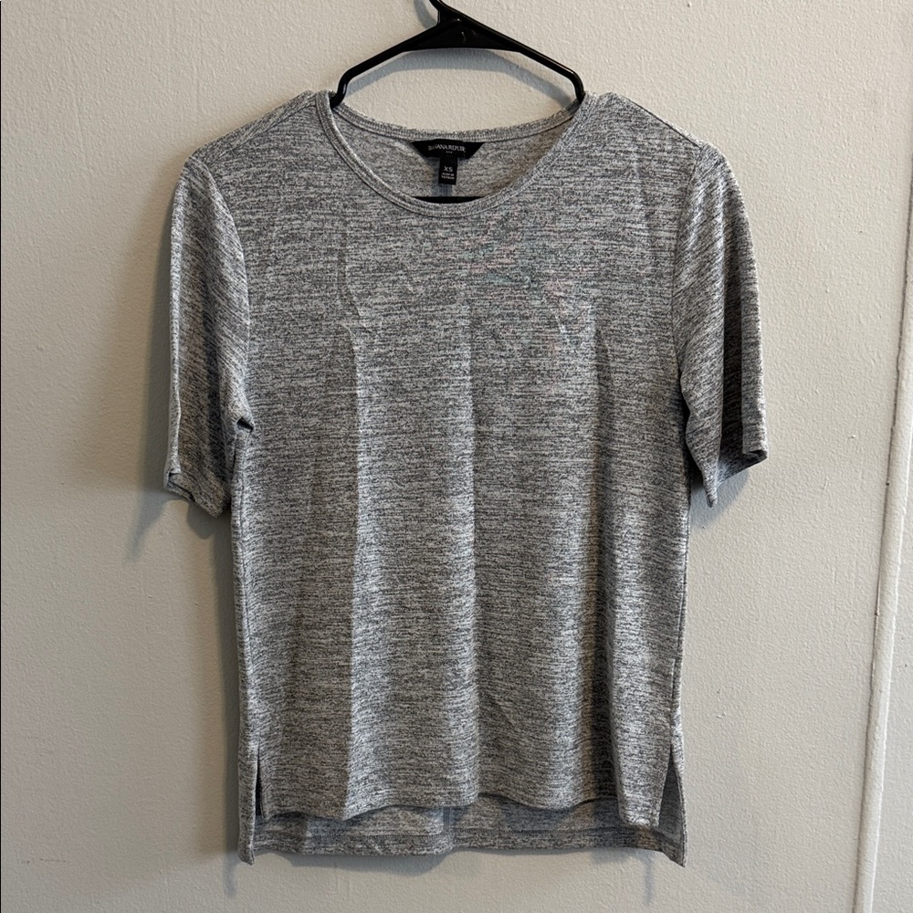 Banana Republic Gray Heathered Women's Tee